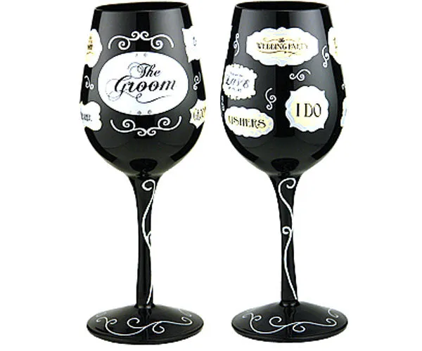 Wine Glass Groom Words