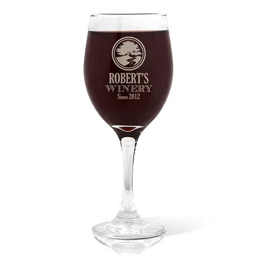 Winery Design Wine Glass