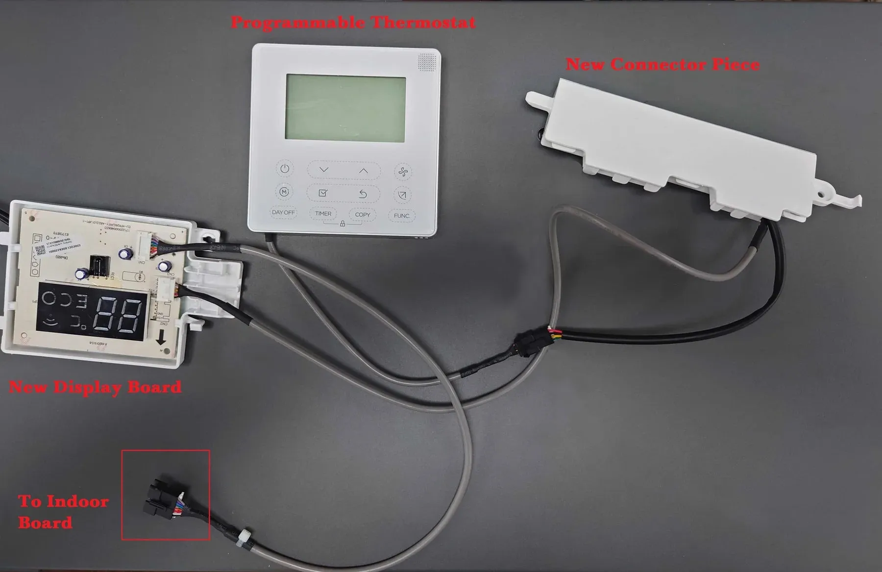 Wired Programmable Thermostat For Pioneer® WYS/WS Series Mini Split Systems