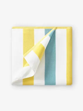 Yellow Sea Glass Cabana Beach Towel