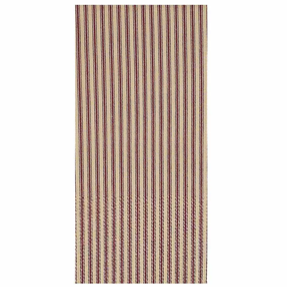 York Ticking Stripe Barn Red Towels Set of 6 - 18x28"