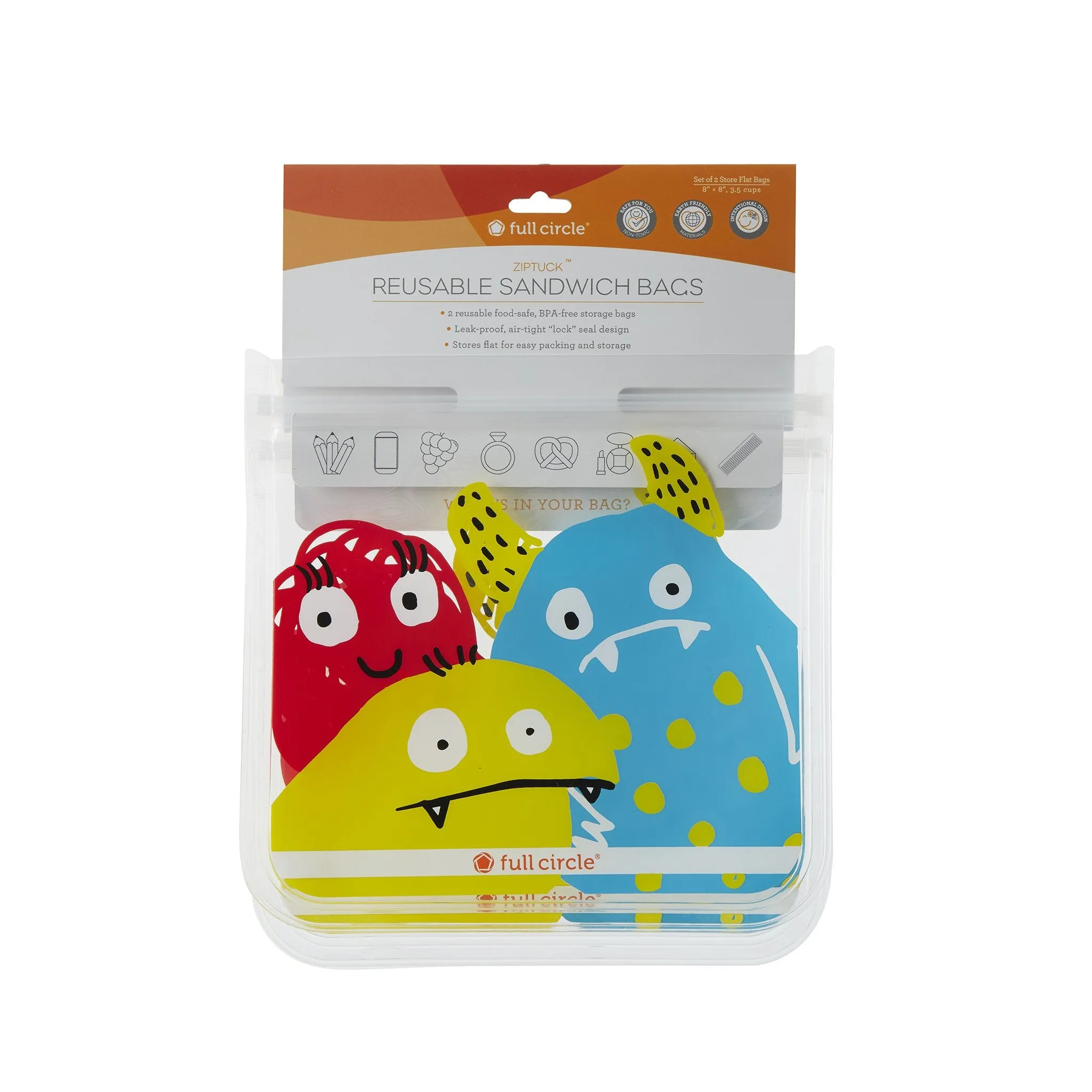 ZIPTUCK KIDS SANDWICH BAGS