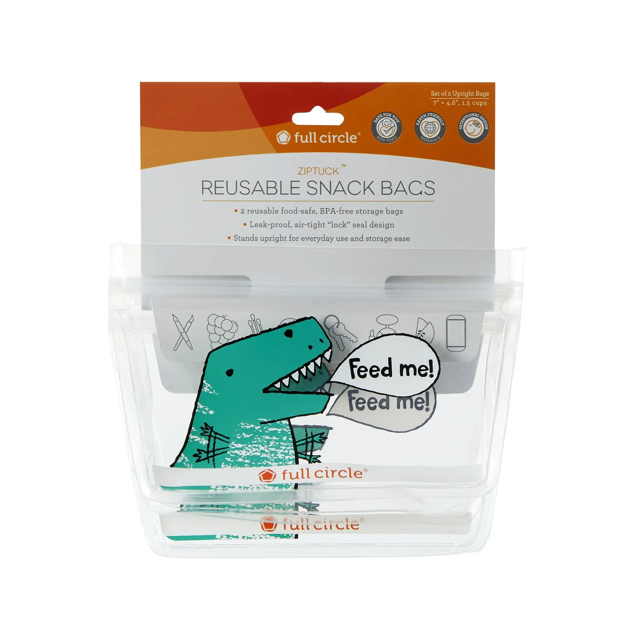 ZIPTUCK KIDS SNACK BAGS