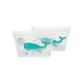 ZIPTUCK WHALE HELLO THERE SNACK BAGS